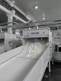 SunLuner spunlace production step 1 fiber feeding and opening blending system