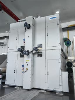 SunLuner spunlace production step 4 drying and thermal bonding cylinder system