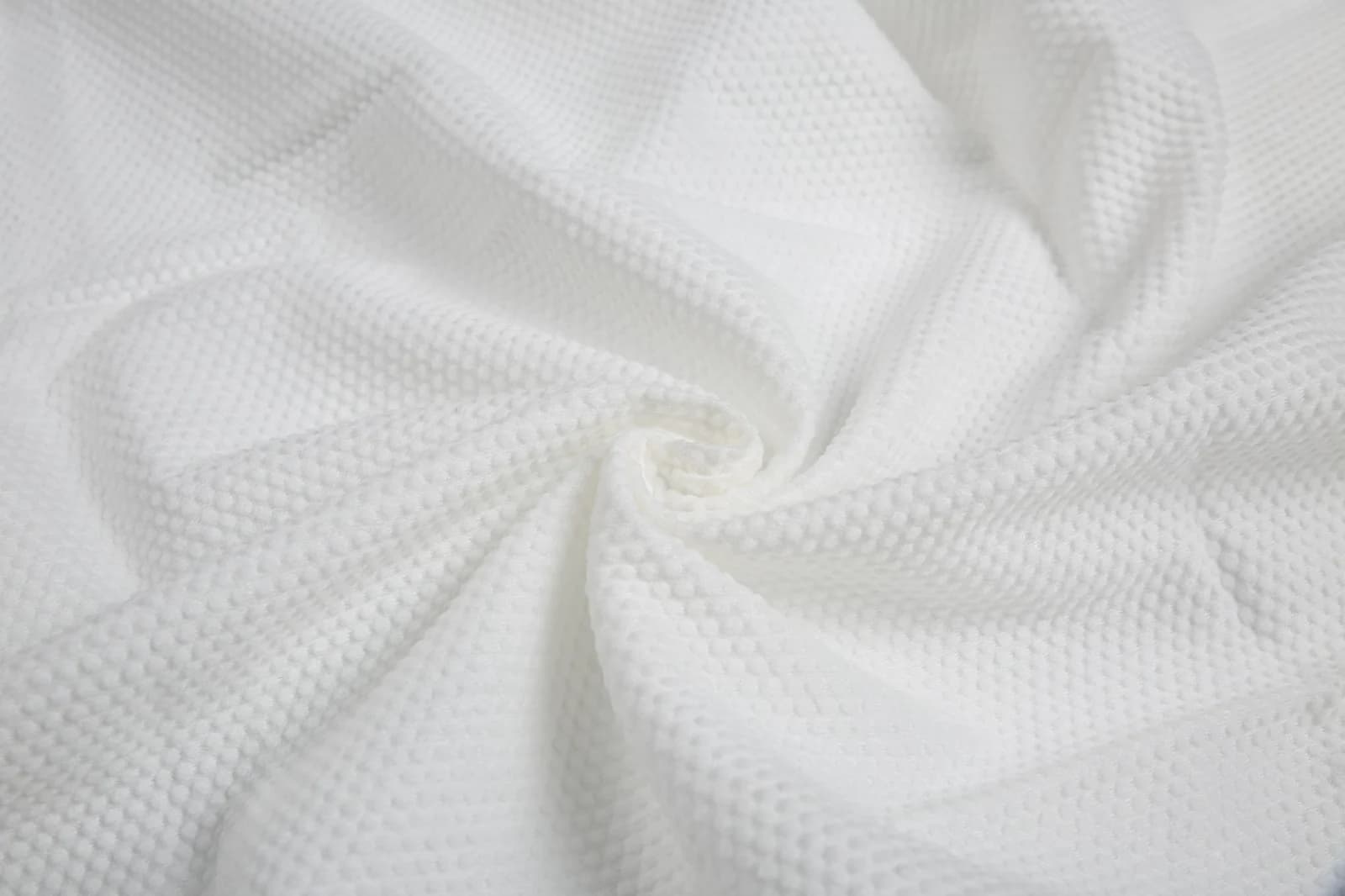 Eco-Pure 100% viscose biodegradable spunlace pearl white 60gsm close-up texture sample