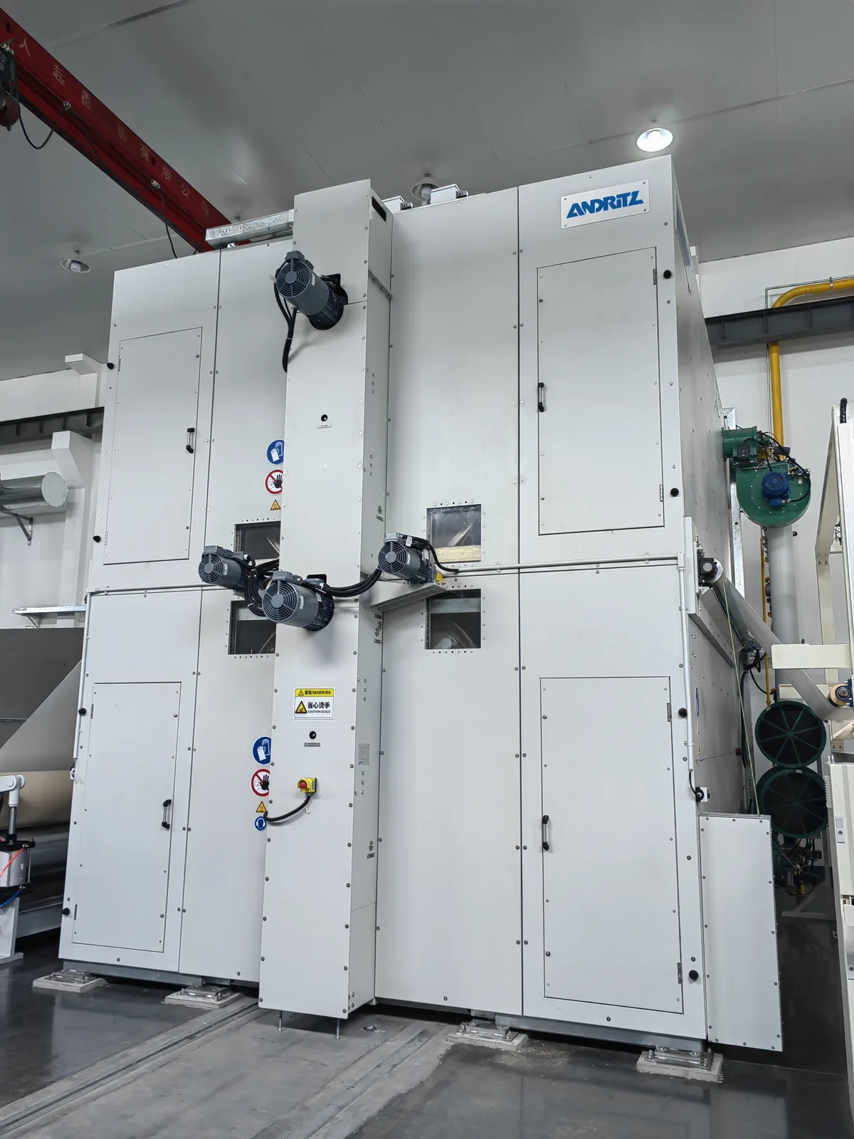 Drying and thermal bonding cylinders